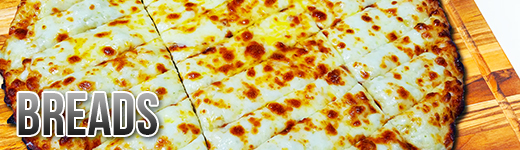 GARLIC BREAD PIZZA & BREADSTICKS image